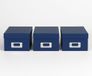 Walther Design Fun Fb-115-L3 Opbergdoos, Blauw, Verpakking Van 3 Dozen