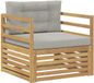 vidaXL Buitensofa Blanc et Gris Clair
