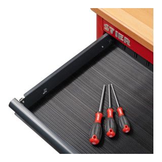 STIER Rubberen Lademat voor Gereedschapswagen - 1 Stuk