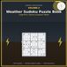 Weather Sudoku Puzzle Book: Large Print | Storms & Seasons Theme