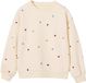 Vertbaudet Meisjessweater met lange mouwen ecru