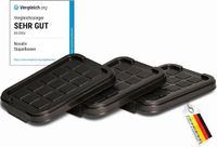 Novaliv 3x vervangingsdeksels 2 liter met clipsluiting 19x14 cm antraciet