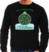 Bellatio Decorations Wiet Kerstbal sweater / Kerst trui All i want for Christmas zwart voor heren