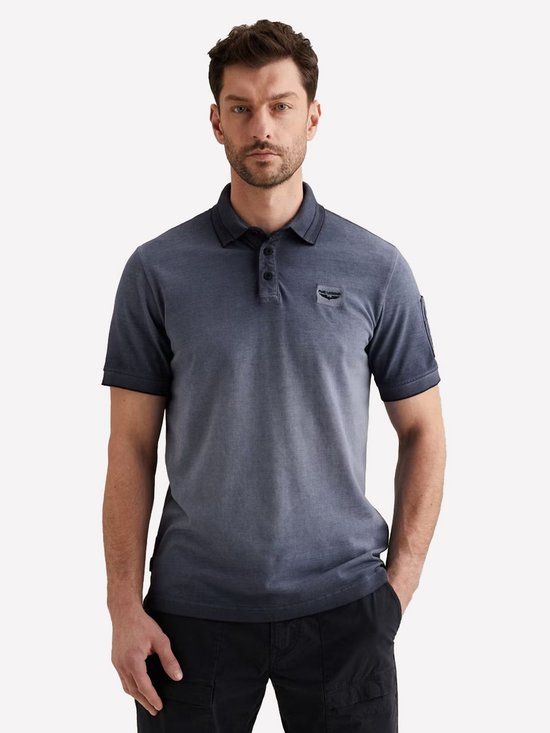 PME Legend Short Sleeve Polo Cold Dye Pique Green L