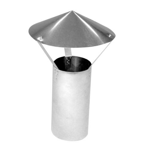 Kamino-Flam Kamino Flam regenkap, grijs, FAL, schoorsteenkap 120 mm