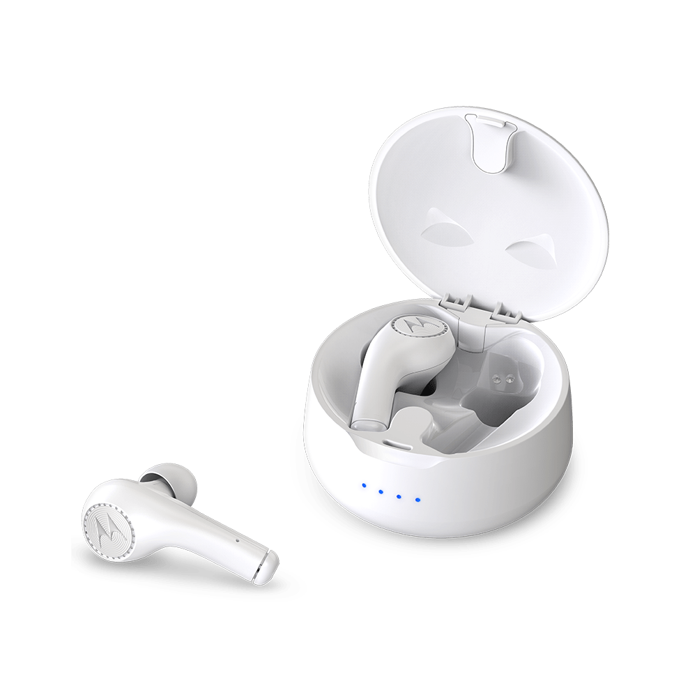 Motorola Vervebuds 500 - Wit - Draadloze Oordopjes - Bluetooth 5.0 - 9 uur batterijduur