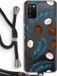 Case Company® - Samsung Galaxy A03S Case with Cord - Coconut - Black Cord - Back Cover