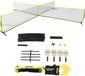 Crossnet Pickleball Set - Yellow - Outdoor Game for Adults & Kids
