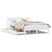 vidaXL Bedframe Massief Grenenhout Wit 150x200 cm