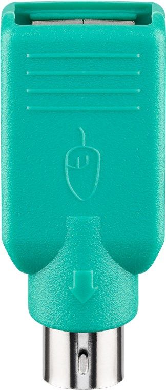 Goobay 68919 USB Type-A naar PS/2 Adapter Groen