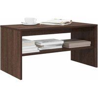vidaXL Tv-meubel 80x40x40 cm bewerkt hout bruin eikenkleur