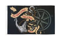 AZ FLAG Vlag What Happens on Board Stays on Board 150x90 cm