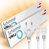 Schimmel-DRY DH-WHI-SDRY-SET - Schimmel Verwijderaar - Schimmelvreter - Anti Schimmel - Wand Ontvochtiger - Badkamer Schimmelreiniger - Huis