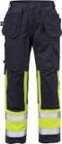 Fristads Flame Hi Vis Werkbroek Klasse 1 2586 Flam - Hi-Vis geel/marineblauw - C62