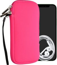 kwmobile Telefoontasje Universeel XXL - 7" - Neon Roze