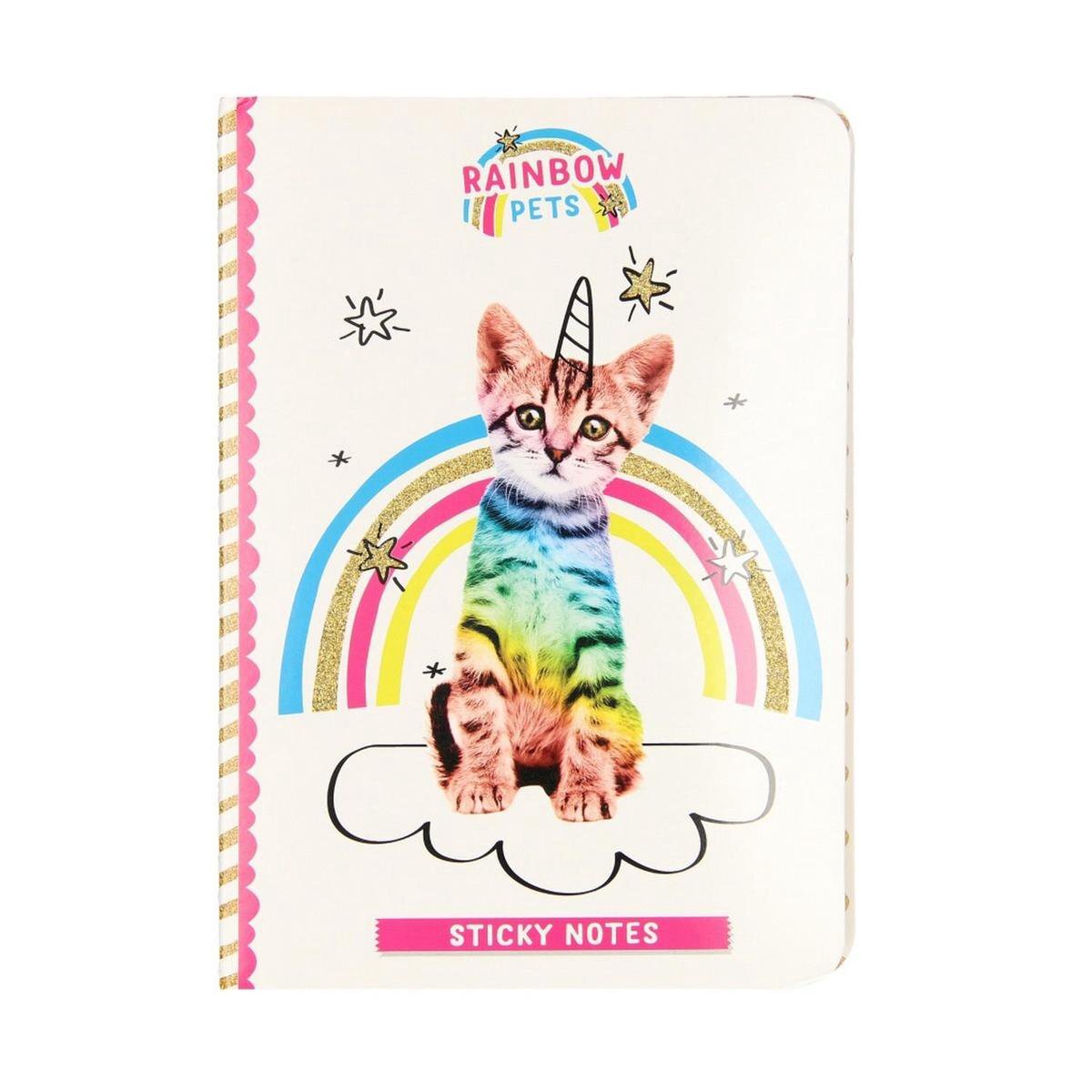 Totum Rainbow Pets Sticky Notes Poesje