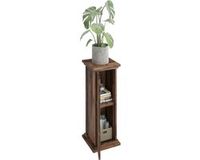 FMD Accenttafel met deur 57,4 cm Old Style donkerbruin