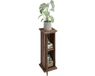FMD Accenttafel met deur 57,4 cm Old Style donkerbruin