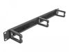 DeLOCK 66488 Panneau à brosses Noir 3U Métal 483 mm