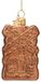 Vondels Boule de Noël - Speculaas 9cm Brun
