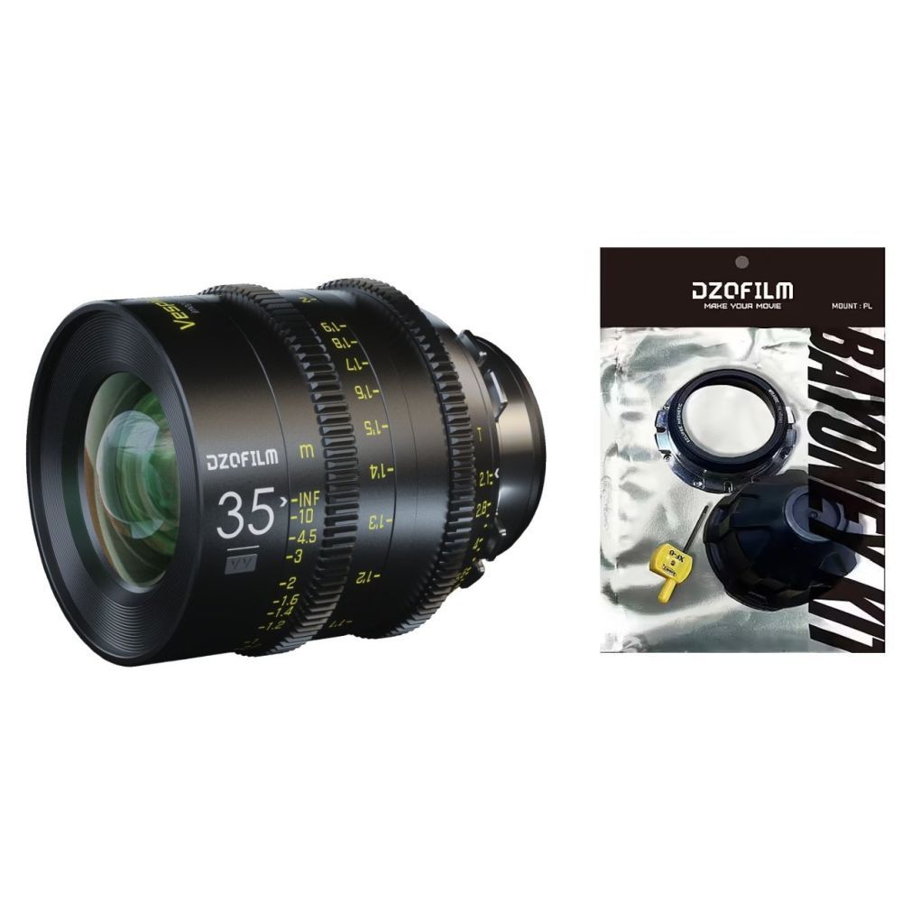 DZOFilm Vespid Prime FF 35mm T/2.1 PL mount + EF mount tool kit