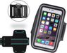 iCall Sport / Hardloop Armband Universeel Spatwaterdicht – Zwart Sportband – voor Apple iPhone 7 - Hardloop 4.7 inch Sport Armband Met Sleutelhouder - Waterproof / Waterdichte Case / Hoesje