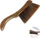 OEM SARL Korva Bed Borstel - 1 Stuks - Gebogen Handvat - Houten Blok Handborstel - Bruin