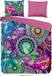 HIP Dekbedovertrek Mandalas en Bladeren - 2 persoons - 200x200/220 cm - Multi - 100% Katoen satijn