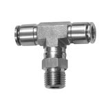 Riegler T-steekschroefverbinding, draaibaar, R 1/8 a., voor buitenslang Ø 8 mm, roestvrij staal 1.4404
