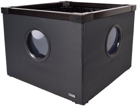 Hozelock Outdoor Aquarium - terrasvijver 95 x 95 x 70 cm - 400 l - Zwart