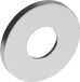 KEUCO IXMO Plaque murale, extra large, pour robinets et mitigeurs de douche thermostatiques. Modèle encastré pour robinet de vidange et de dérivation, rond, diamètre : 105 mm, chromé