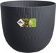 Elho Sereh Rond 60 - Grote Bloempot voor Binnen & Buiten - 100% Gerecycled Plastic - Ø 59 x H 50.6 cm - Antraciet