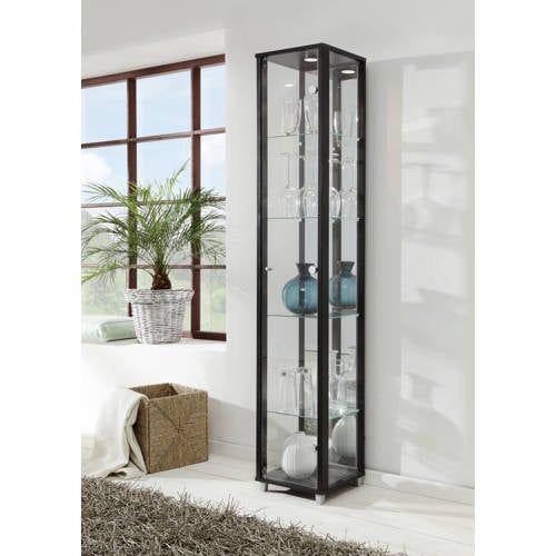 Wehkamp Home vitrinekast Lucero Standard - zwart