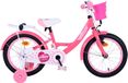Volare ashley kinderfiets - meisjes - 16 inch - roze/rood