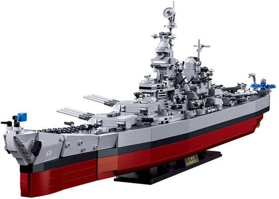 Sluban - Slagschip USS Missouri | 1739 bouwstenen | Compatibel met Lego