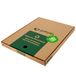 Grafoplás | Box met 100 stuks, van 90% gerecycled kunststof, polypropyleen, 11 gaten, transparant, oranje leer, perfect voor schoolbenodigdheden en kantoorbenodigdheden