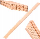 ToolSpace Tige de mélange en bois pour peinture, vernis et lasure - 50 pièces - 300 mm