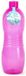Plasticforte Bouteille d'eau/bidon - 1500 ml - transparent/rose - plastique