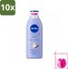 Nivea Lait pour le corps lisse - Beurre de karité - 400 ml - Peau sèche - Emballage en vrac