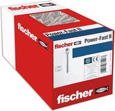 Fischer 1.000x Power-Fast II FPF II CTF 3,5 x 20 mm BC Verzonken kop met binnenzeskant TX20 Volledig schroefdraad galvanisch verzinkt blauw gepassiveerd