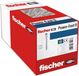 Fischer 1.000x Power-Fast II FPF II CTF 3,5 x 20 mm BC Verzonken kop met binnenzeskant TX20 Volledig schroefdraad galvanisch verzinkt blauw gepassiveerd