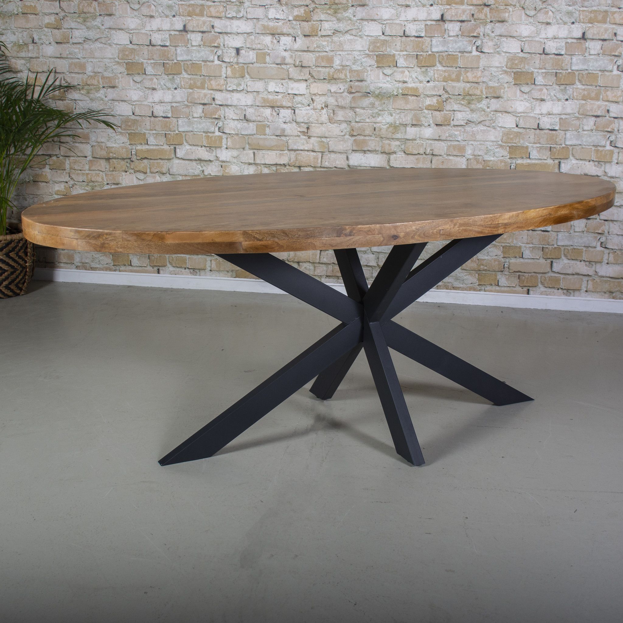 Gister&Vandaag Eettafel Bram mangohout ovaal - 7423611484404