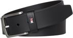 Tommy Hilfiger New Denton Belt 4.0 Herenriem Zwart Leer 110 cm