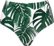 SugarShape Bikinibroek 'Monaco' smaragd / wit