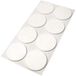 Adsamm® 8 x zelfklevende viltglijders Wit ø 50 mm Rond 3,5 mm dik Meubel- en vloerbescherming