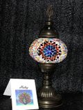 Halay Mozaïek Tafellamp - Kleurrijk en Uniek Ontwerp - E14 Fitting - 20 cm Diameter