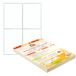 Double Dragon Zelfklevende Adresetiketten A4, 4/Vel, 100 Vellen (400 Etiketten), 99,1x139mm, Wit, Gemakkelijk Verwijderbaar, voor Inkjet/Laser