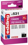 Edding Inktcartridge vervangt Canon PGI-2500BK XL Compatibel Zwart EDD-531 18-531