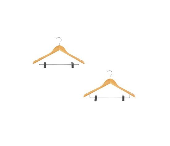 5five - Houten kledinghangers - set van 2