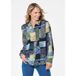 Goldner Blouse gemengde kleuren